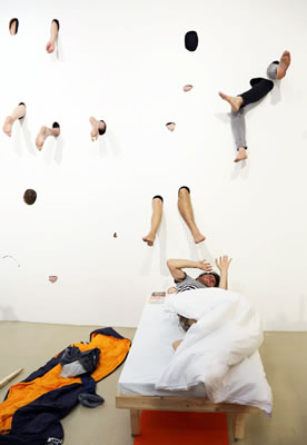 Peter Fritzenwallner, Fallstudie Reinhold Messner - Performance Kunsthaus NÖ, 2013, Galerie Altnöder Salzburg